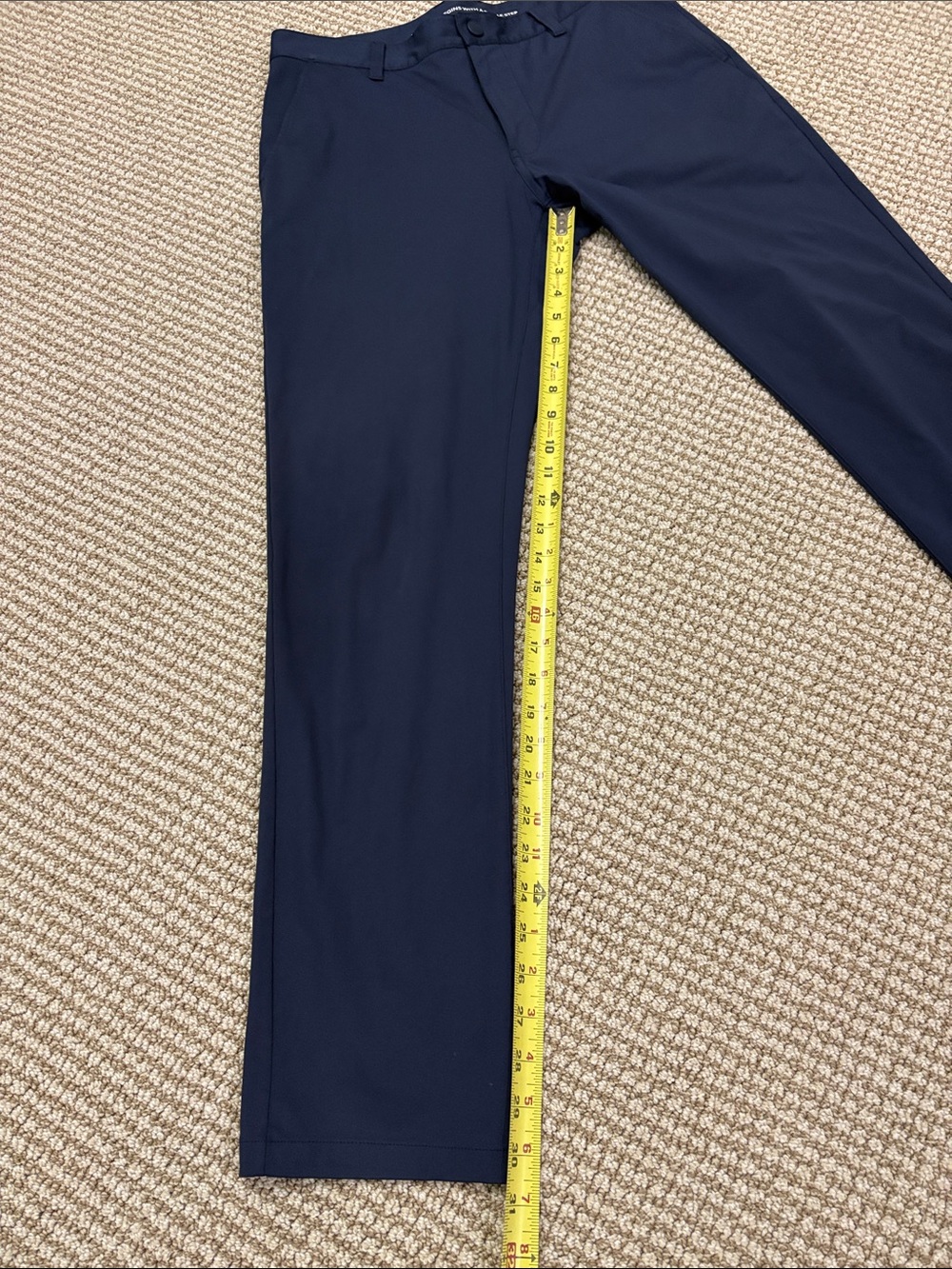 Men's Rhone Commuter Slim Navy Performance Pants 31 Waist - Picture 4 of 7